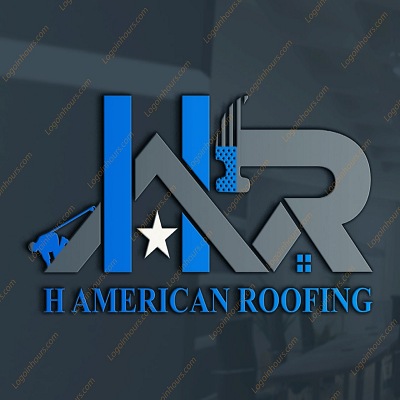 H American Roofing monogram logo