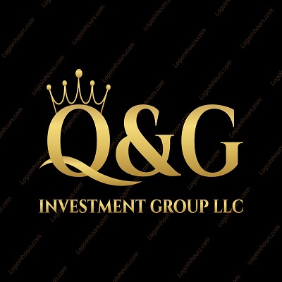 Q&G Investment Group gold logo designed by Logo Design Philadelphia