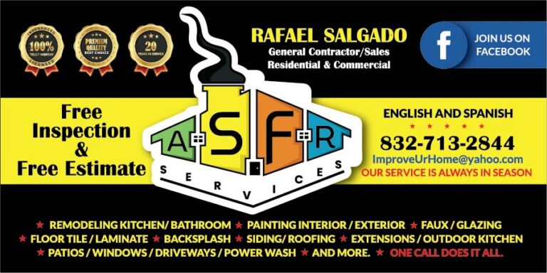 Contractor services flyer design