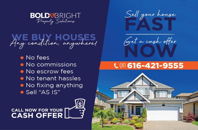 Real estate postcard design